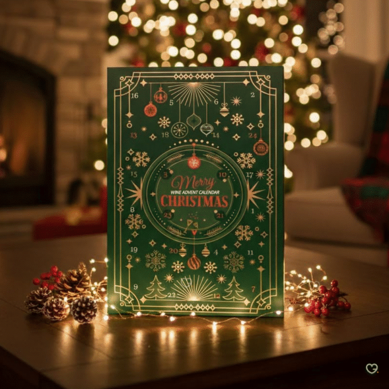 Selektion Wein Adventskalender 2025 Alcool mit Rotweinen Rosé Weissweinen Prosecco und Schaumweinen
