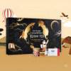 Kusmi Tea Adventskalender 2025 Lifestyle beinhaltet Schwarztee, Grüntee, und andere Tee-Sorten und Goodies