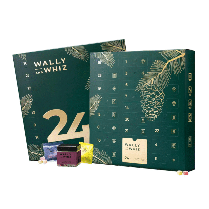 Wally and Whiz Adventskalender 2025 Foodie mit dänischem Weingummi