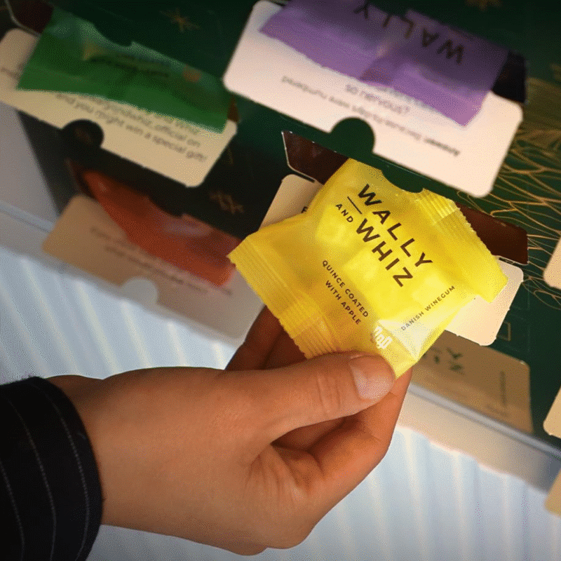 Wally and Whiz Adventskalender 2025 Foodie mit dänischem Weingummi