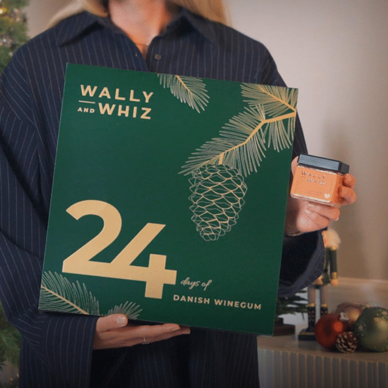 Wally and Whiz Adventskalender 2025 Foodie mit dänischem Weingummi