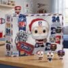Funko Pop NFL Adventskalender 2026 als Dekoration im Zimmer