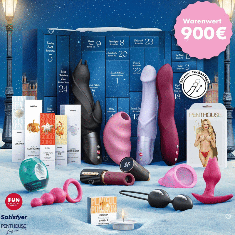 EIS Premium Adventskalender 2025 mit 24 erotischen Überraschungen, luxuriöser Box für sinnliche Vorfreude in der Adventszeit.