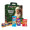 Funny Frisch Adventskalender 2025 Foodie mit Chips, Nüssen, Popcorn und anderen Snacks für jeden Tag.