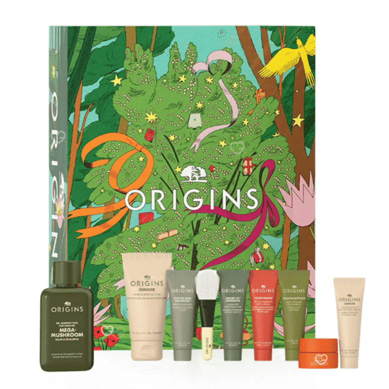 origins adventskalender 2025 mit 24 beauty - Kosmetik-Überraschungen