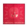 Carolina Herrera Adventskalender 2026, geschlossenes Schmuckkästchen in Rot und Gold mit 24 Türchen