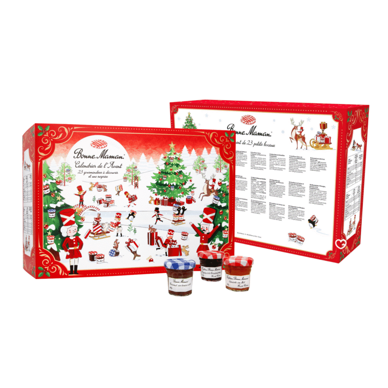 Bonne Maman Adventskalender 2025 Foodie mit 24 Marmeladen Gläsern