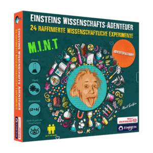 Einstein Adventskalender 2025 Toy mit wissenschaftlichen Experimenten der Physik, Mathematik und Chemie - Jumbo Science Kit fur kinder