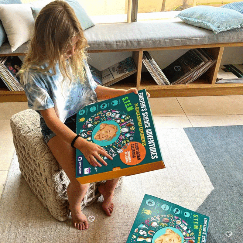 Einstein Adventskalender 2025 Toy mit wissenschaftlichen Experimenten der Physik, Mathematik und Chemie - Jumbo Science Kit fur kinder