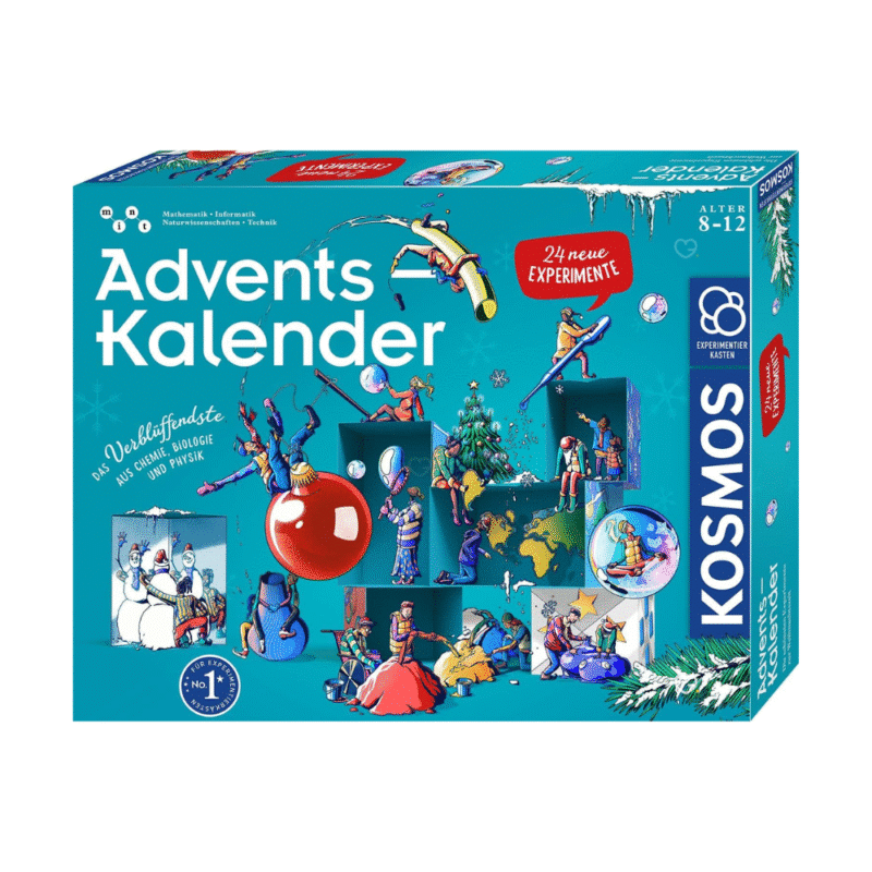 Experimentierkasten Adventskalender 2025 Toy mit 24 tollen Experimenten für Kinder ab 7 Jahren