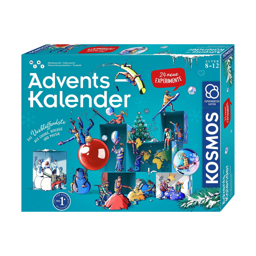 Experimentierkasten Adventskalender 2025 Toy mit 24 tollen Experimenten für Kinder ab 7 Jahren