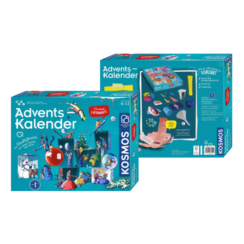 Experimentierkasten Adventskalender 2025 Toy mit 24 tollen Experimenten für Kinder ab 7 Jahren