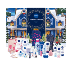 NIVEA Adventskalender 2025 für Frauen mit 24 Beauty-Überraschungen aus Pflegeprodukten und festlichen Accessoires