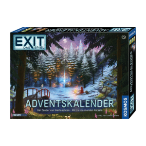 Exit Adventskalender 2025 von Kosmos mit 24 Rätseln, Story und Escape-Game-Elementen für Familien in der Adventszeit.