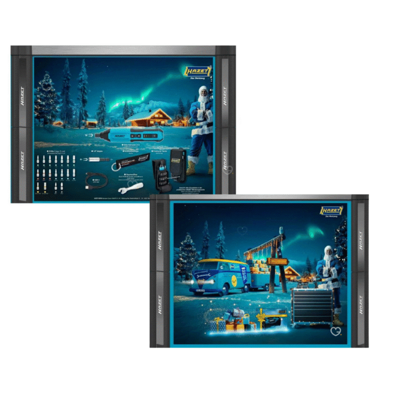Hazet Adventskalender 2025 Lifestyle mit Werkzeug für zuhause und Unterwegs