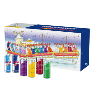 Red Bull Adventskalender 2025 mit 24 Energy-Drinks in 16 verschiedenen Geschmacksrichtungen für Erwachsene