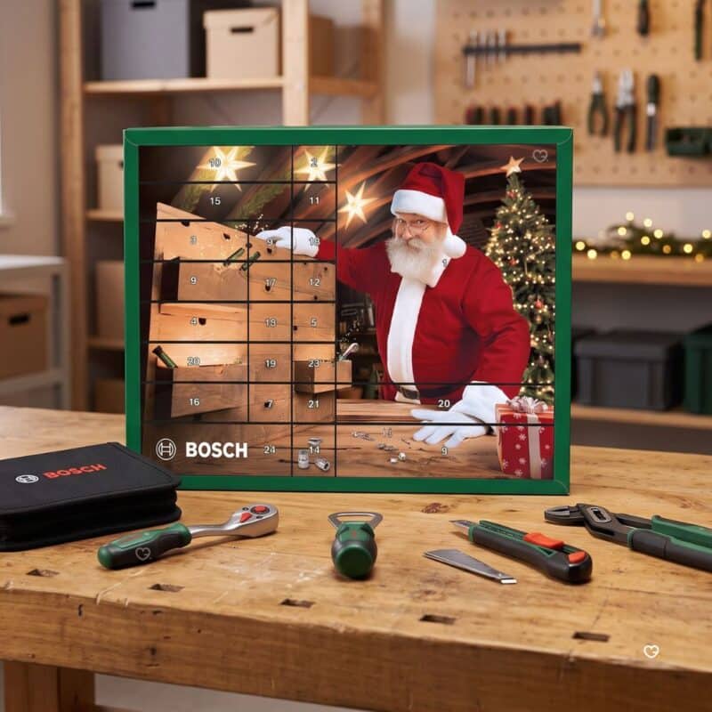 Bosch Adventskalender 2026 mit 24 Türchen