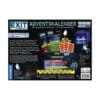 Rückseite der Box des Exit Adventskalender mit Inhaltsangabe und Spielinfos