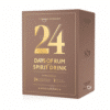 24 days of rum Adventskalender 2025 mit 24 Rum-Miniaturen, zwei Tastinggläsern und Notizheften als edles Geschenkset.
