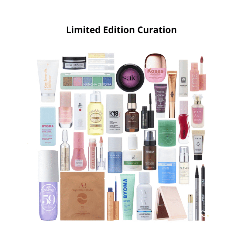 Cult Beauty Adventskalender 2025 in edler Box mit 25 Türchen, 40 Luxus-Beautyprodukten von Marken wie Huda Beauty und Sisley.