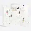 Dior Exception Adventskalender 2025 als luxuriöse weiße Truhe mit 24 Parfums, Kerzen, Couture-Accessoires und Sammlerobjekten.