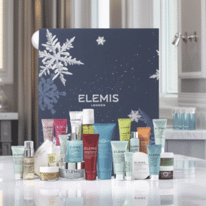 Elemis Adventskalender 2025 mit 25 luxuriösen Hautpflege-Highlights, inkl. Pro-Collagen Marine Cream in Originalgröße.
