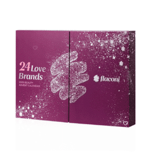 Flaconi Adventskalender 2025 mit 25 Luxus-Beauty-Produkten von Marken wie Lancôme, Shiseido und Sol de Janeiro.