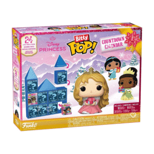 Funko POP Disney Princess Adventskalender 2025 mit 24 exklusiven Mini-Figuren, Ausstellungsstücken und festlichen Accessoires