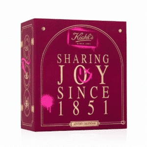 Kiehl’s Adventskalender 2025 mit 24 Hautpflege-Highlights wie Ultra Facial Cream und Seren in festlicher Geschenkbox.