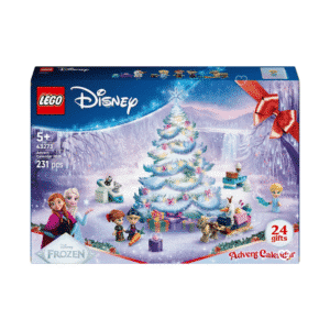 Lego Disney Adventskalender 2025 (43273) mit 24 Mini-Modellen, 5 Frozen-Figuren, Brettspiel und 231 Teilen für kreativen Spielspaß