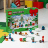 Lego Minecraft (21280) Adventskalender 2025 mit 24 Türchen, 300 Teilen und festlichen Minifiguren für winterliche Bauszenen
