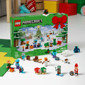 Lego Minecraft (21280) Adventskalender 2025 mit 24 Türchen, 300 Teilen und festlichen Minifiguren für winterliche Bauszenen