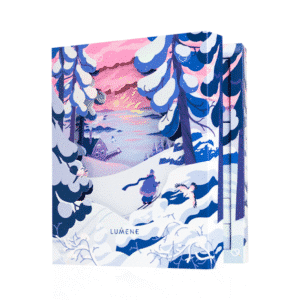 Lumene Adventskalender 2025 mit 24 nordischen Beauty-Highlights aus Hautpflege, Haarpflege und Make-up in festlicher Box.