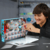 MrBeast Hyper Fusion Adventskalender 2025 mit 24 Überraschungen, 14 Mini-Kreaturen, Stickern und festlichen Fusions-Kapseln.
