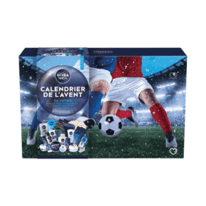 NIVEA Men Adventskalender 2025 mit 24 Pflegeprodukten und praktischen Goodies, festliche Box als Geschenk für Männer.
