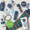 NIVEA Men Adventskalender 2025 mit 24 Pflegeprodukten und praktischen Goodies, festliche Box als Geschenk für Männer.