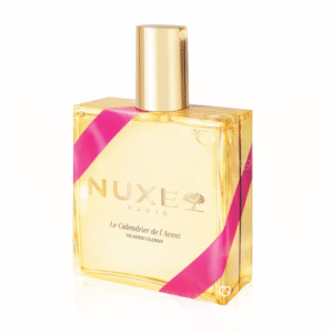 NUXE Adventskalender 2025 mit 24 Beauty-Überraschungen für Gesicht, Körper, Haare und ikonische Pflegeöle in festlicher Box.