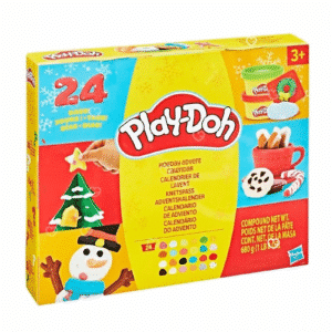 Play Doh Adventskalender 2025 mit 24 Knettöpfchen, 28 Werkzeugen und kreativen Bastelideen für Kinder ab 3 Jahren