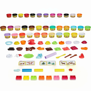 Play Doh Adventskalender 2025 mit 24 Knettöpfchen, 28 Werkzeugen und kreativen Bastelideen für Kinder ab 3 Jahren