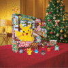 Pokemon Happy Holidays Adventskalender 2025 mit 15 Figuren, 1 Weihnachtsfigur und 8 festlichen Accessoires in limitierter Edition