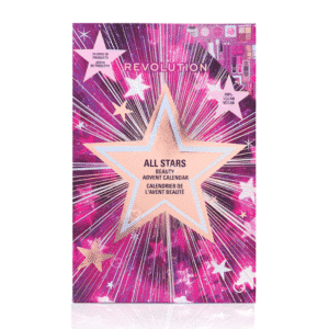 Revolution Adventskalender 2025 mit 24 Beauty-Highlights für Lippen, Augen, Gesicht und Zubehör in festlicher Geschenkbox