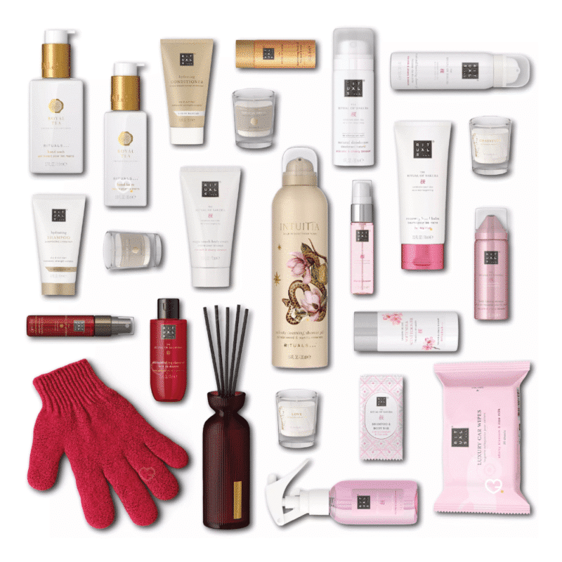 Rituals Deluxe Adventskalender 2025 mit 24 luxuriösen Beauty-Überraschungen aus Pflege, Duft und Accessoires in edler Box.