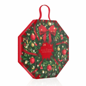 Rituals Adventskalender 2025 als festlicher Kranz mit 24 Luxus-Beauty-Überraschungen für Körperpflege und Home Fragrance.