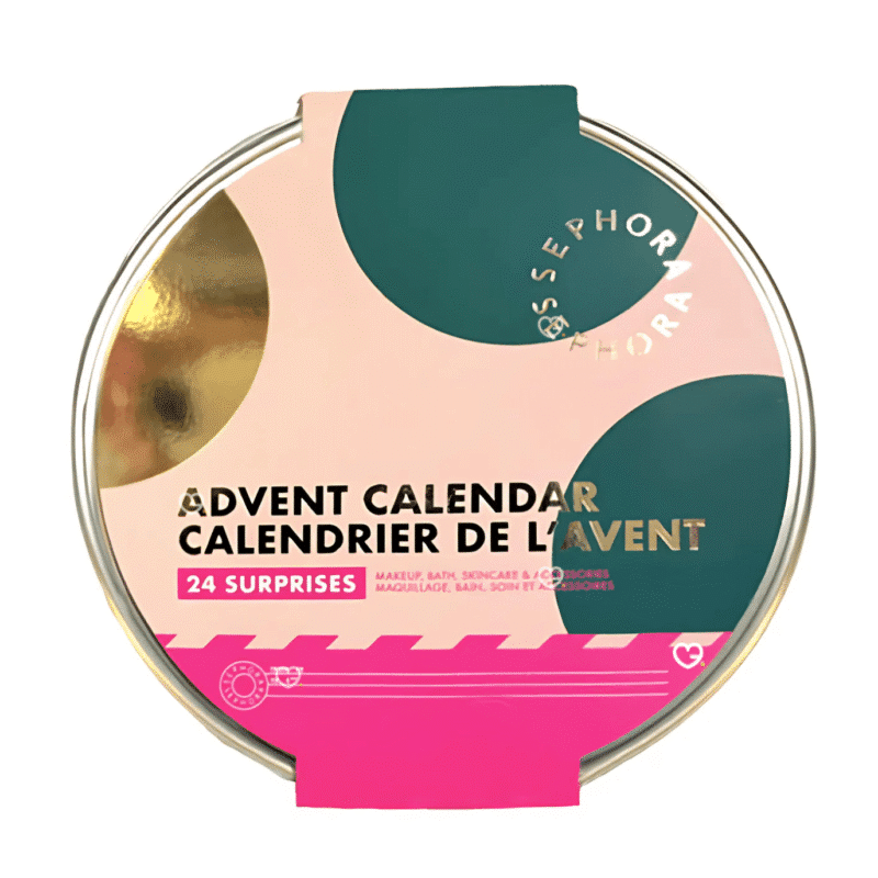 Sephora Collection Premium Adventskalender 2025 in goldener Metalldose mit 24 Beauty-Überraschungen aus Make-up und Skincare
