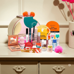 Sephora Collection Premium Adventskalender 2025 in goldener Metalldose mit 24 Beauty-Überraschungen aus Make-up und Skincare