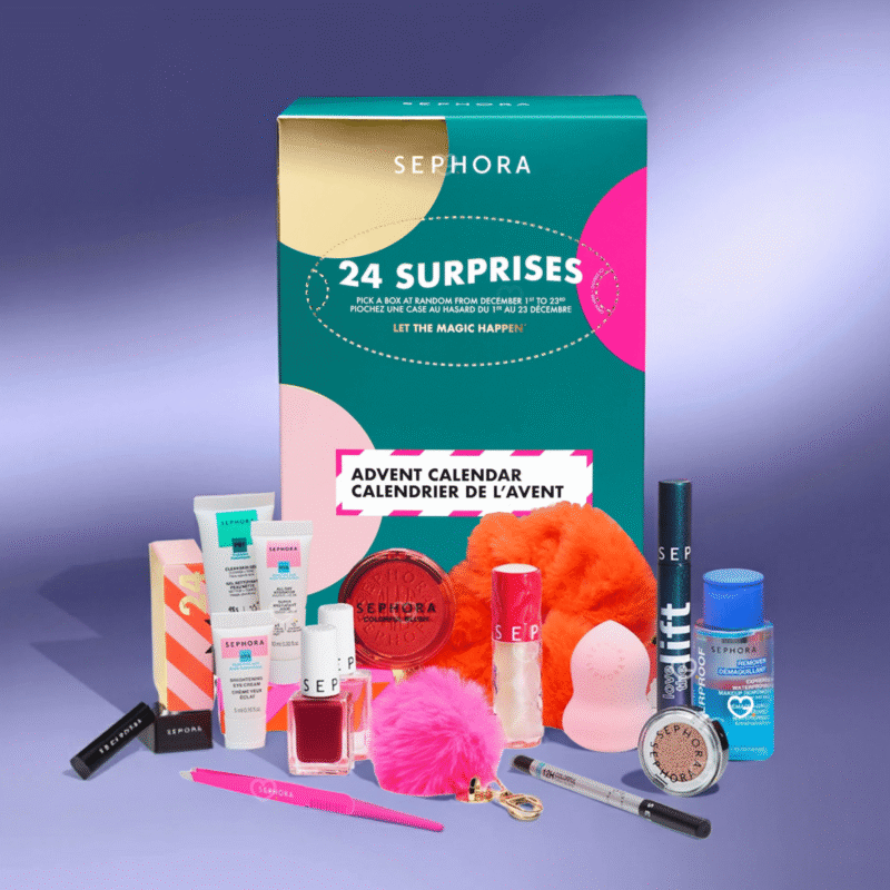 Sephora Collection Adventskalender 2025 mit 24 Beauty-Überraschungen aus Make-up, Skincare, Accessoires und Bath-Produkten.