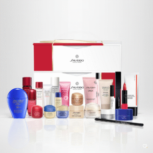 shiseido adventskalender 2025 beauty mit Anti-Age, Lippenprodukten, Masken, Augenprodukten