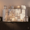 The White Company Adventskalender 2025 mit 25 luxuriösen Beauty- und Home-Produkten wie Düften, Kerzen und Pflege.