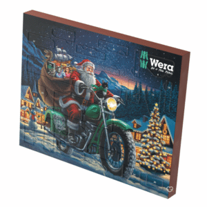 Wera Adventskalender 2025 mit 28 limitierten Werkzeug-Überraschungen wie Schraubendrehern, T-Griff, Bits und Zubehör