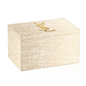 YSL Beauty Adventskalender 2025 in gold-schwarzer Box mit 24 luxuriösen Mini-Parfums, Skincare, Make-up und Accessoires.